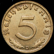 5 пфеннингов 1938 (Германия) D