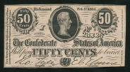 50 центов 1864 (Конфедерация)