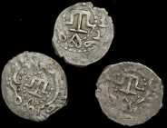 Набор из 3-х сер. монет Мухаммад I (Мехмед) Гирей I
