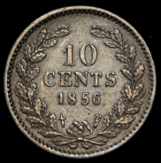 10 центов 1856 (Нидерланды)