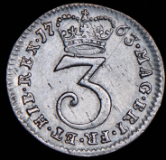 3 пенса 1763 (Великобритания)