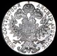 Талер 1780 "Мария Терезия". Рестрайк (Австрия)