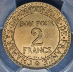 2 франка 1921 (Франция) (в слабе)