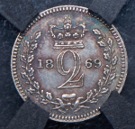 2 пенса 1869 (Великобритания) (в слабе)