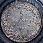 5 франков 1831 (Франция) (в слабе) W