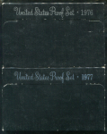 Набор из 10-ти наборов монет 1970-1977 (США)