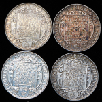 Набор из 4-х монет 2 кроны 1932 "300 лет со дня смерти Густава II Адольфа" (Швеция)
