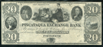 20 долларов "Piscataqua Exchange Bank" (Портсмут, США)