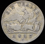 Талер 1817 (Пруссия) А