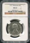 1/2 доллара 1921 "100 лет штату Миссури" (США) (в слабе)