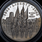 1 доллар 2002 "200 лет Военной академии в Вест-Поинте" (США) (в п/у) W