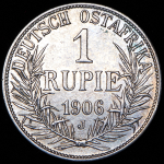 1 рупия 1906 (Германская Восточная Африка)