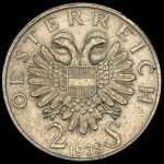 2 шиллинга 1935 "Карл Люгер" (Австрия)