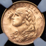 20 франков 1935 (Швейцария) В