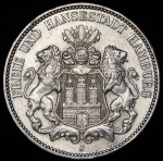 3 марки 1914 (Гамбург) J