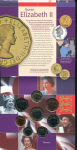 Годовой набор монет Великобритании 2002 (в п/у)