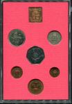 Годовой набор монет Великобритании и Северной Ирландии 1973 (в п/у)