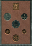 Годовой набор монет Великобритании и Северной Ирландии 1974 (в п/у)