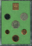 Годовой набор монет Великобритании и Северной Ирландии 1975 (в п/у)