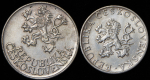 Набор из 2-х монет "10 лет Победы" (Чехословакия)
