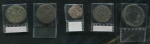Набор из 5-ти монет (Индия) (в самодельных запайках)