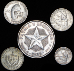 Набор из 5-ти монет (Куба)