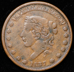Токен - 1 цент 1837 (США)